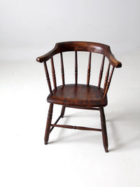 antique captain's chair