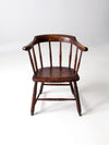 antique captain's chair
