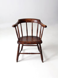 antique captain's chair