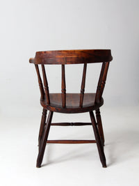 antique captain's chair