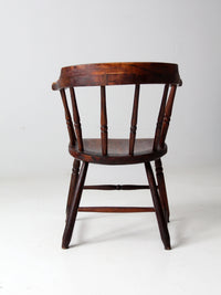 antique captain's chair