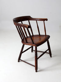 antique captain's chair