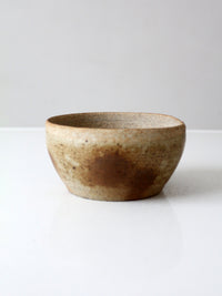 vintage handmade studio pottery bowl