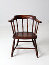 antique captain's chair