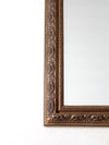 vintage gilt wood beveled wall mirror