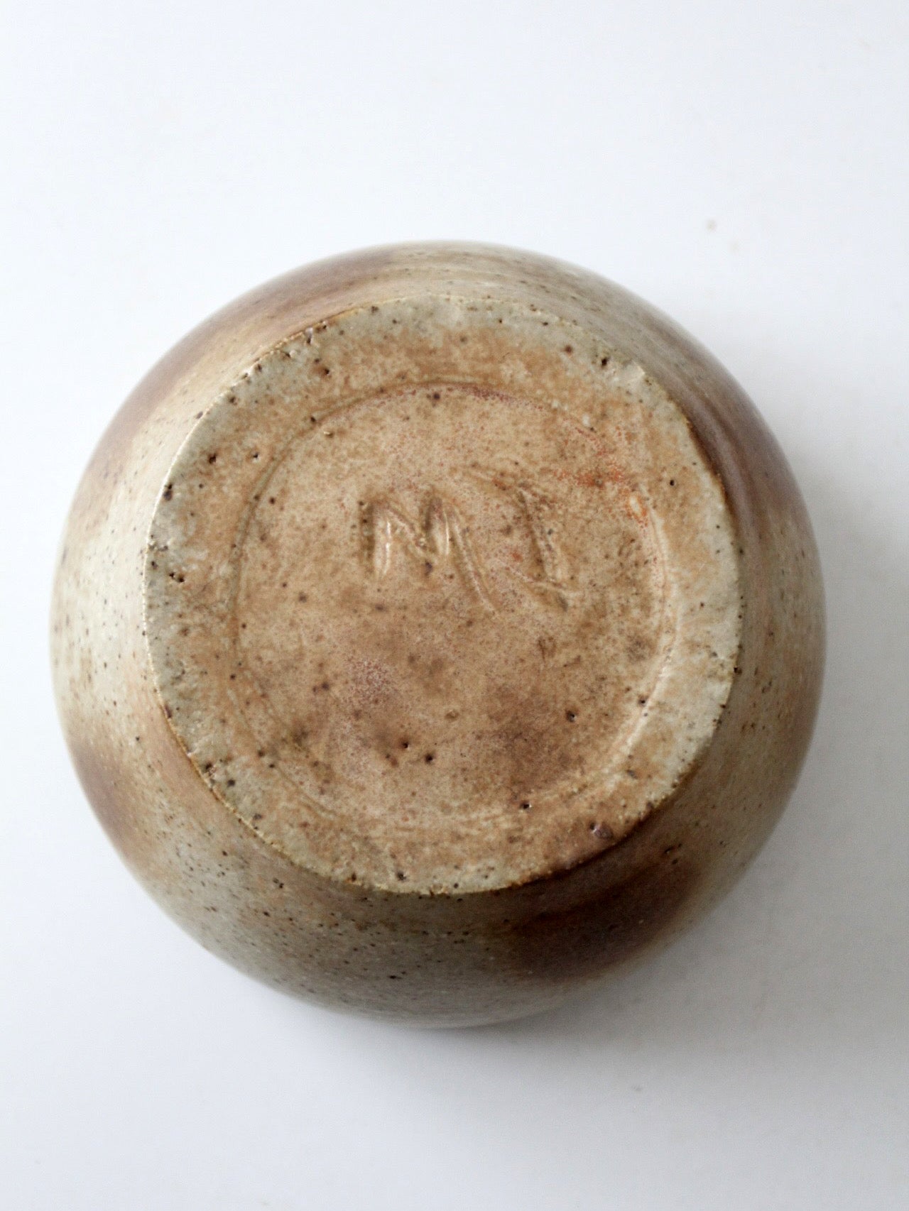 vintage handmade studio pottery bowl