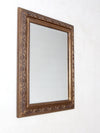 vintage gilt wood beveled wall mirror