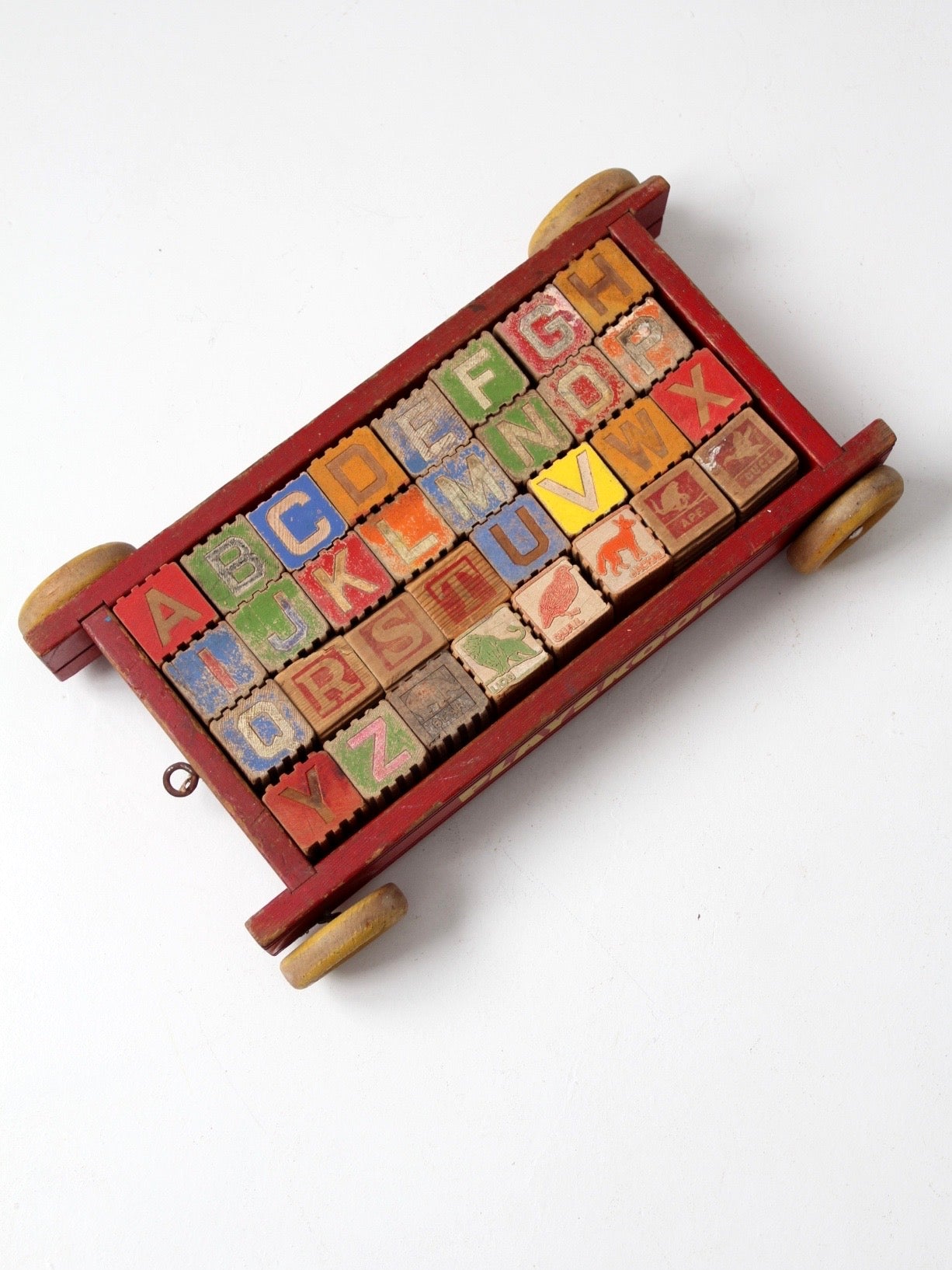 Playskool wooden blocks with wagon hot sale