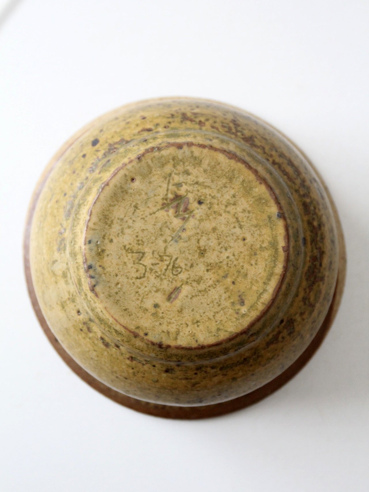 vintage studio pottery bowl