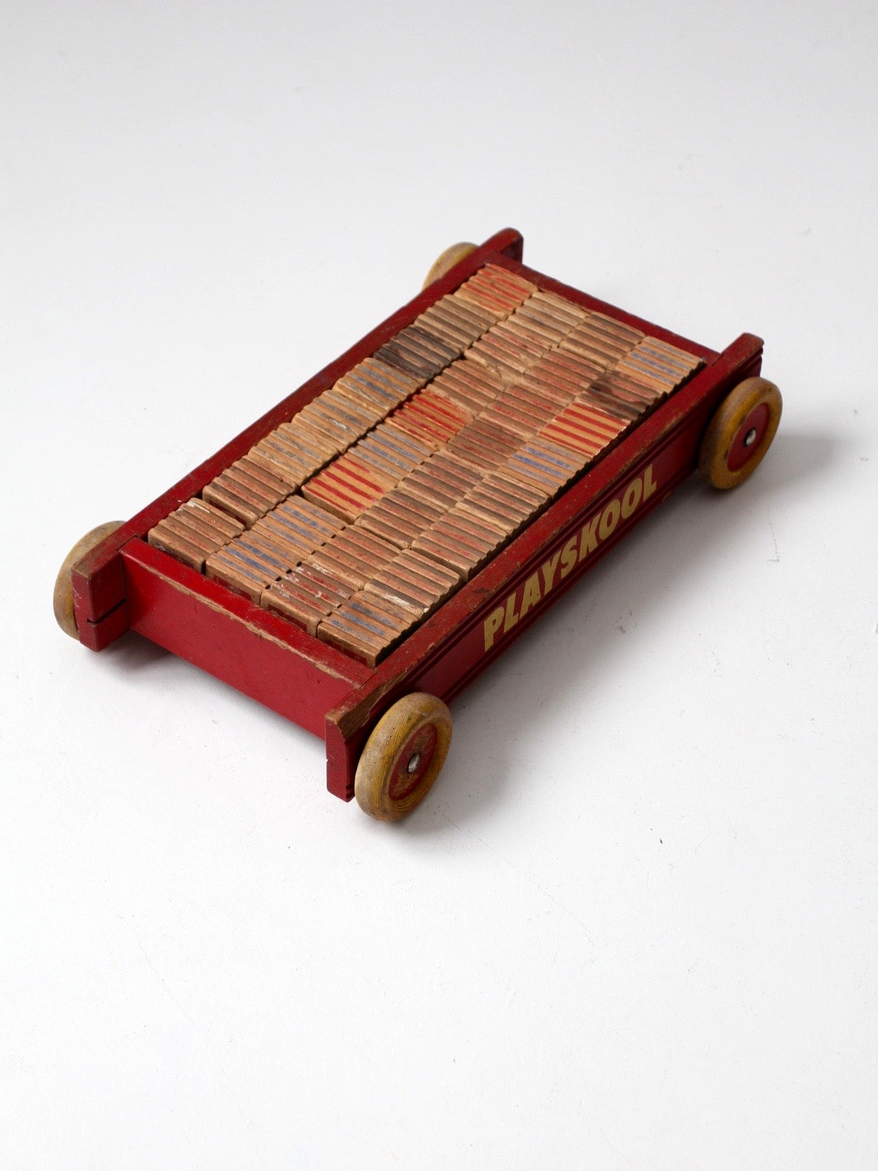 vintage Playskool toy wagon