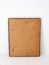 vintage gilt wood beveled wall mirror