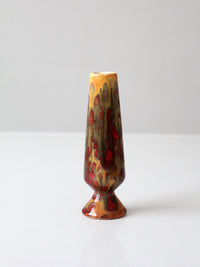 mid-century studio pottery bud vase