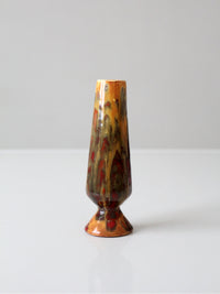 mid-century studio pottery bud vase
