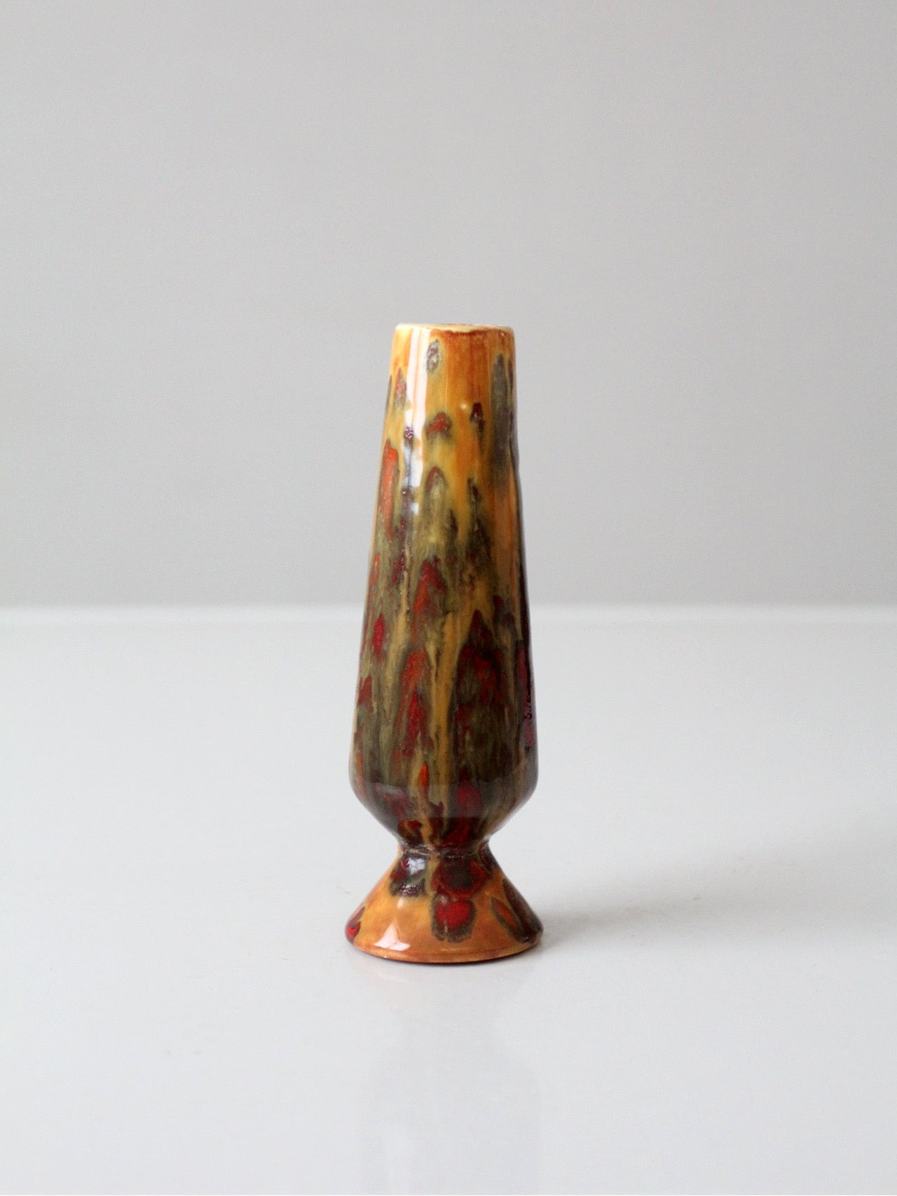 mid-century studio pottery bud vase