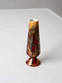 mid-century studio pottery bud vase