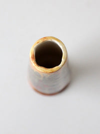 mid-century studio pottery bud vase
