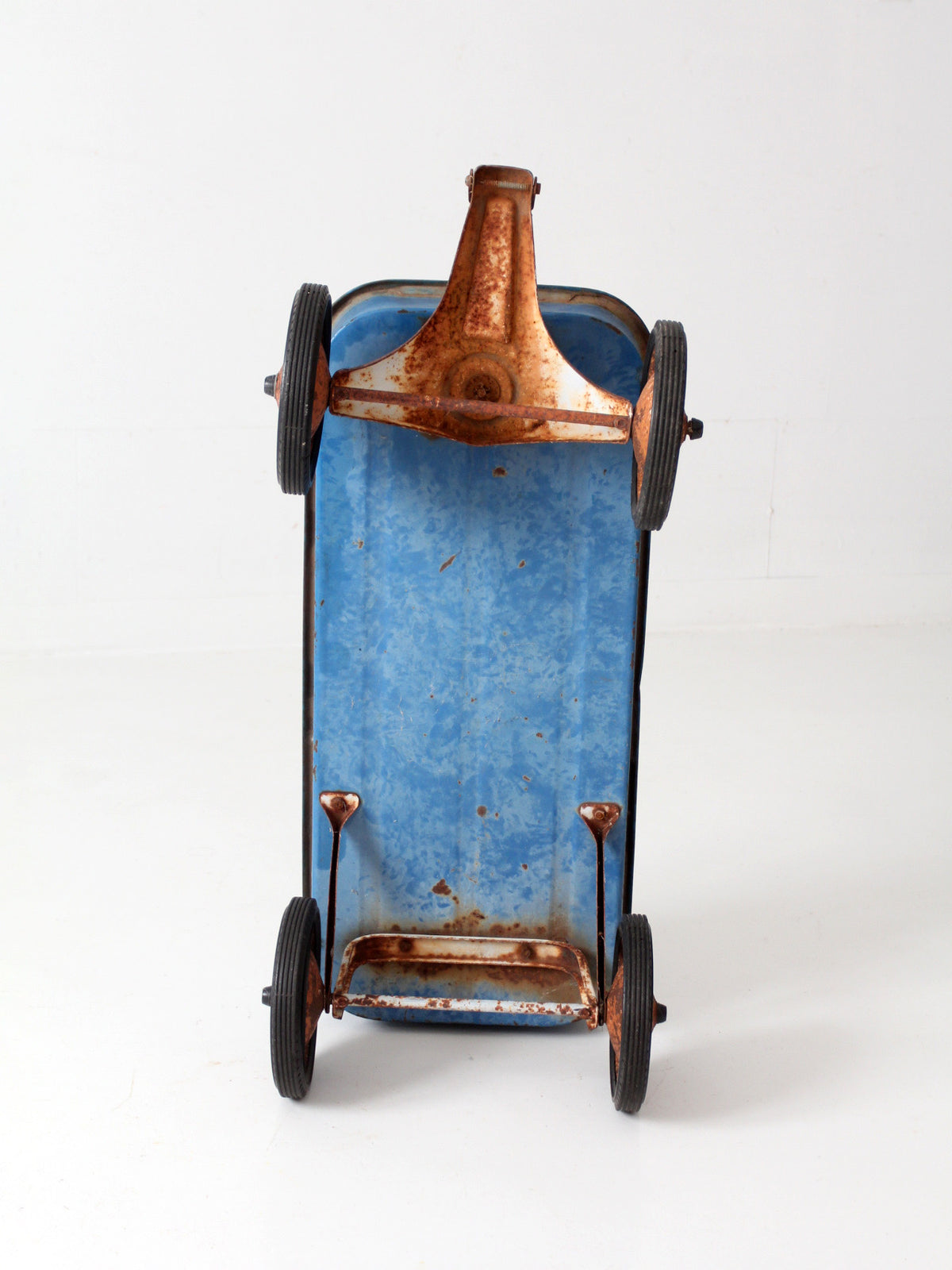 vintage 1970s Radio Flyer Model 100 blue metal wagon
