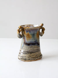 vintage handmade studio pottery vase