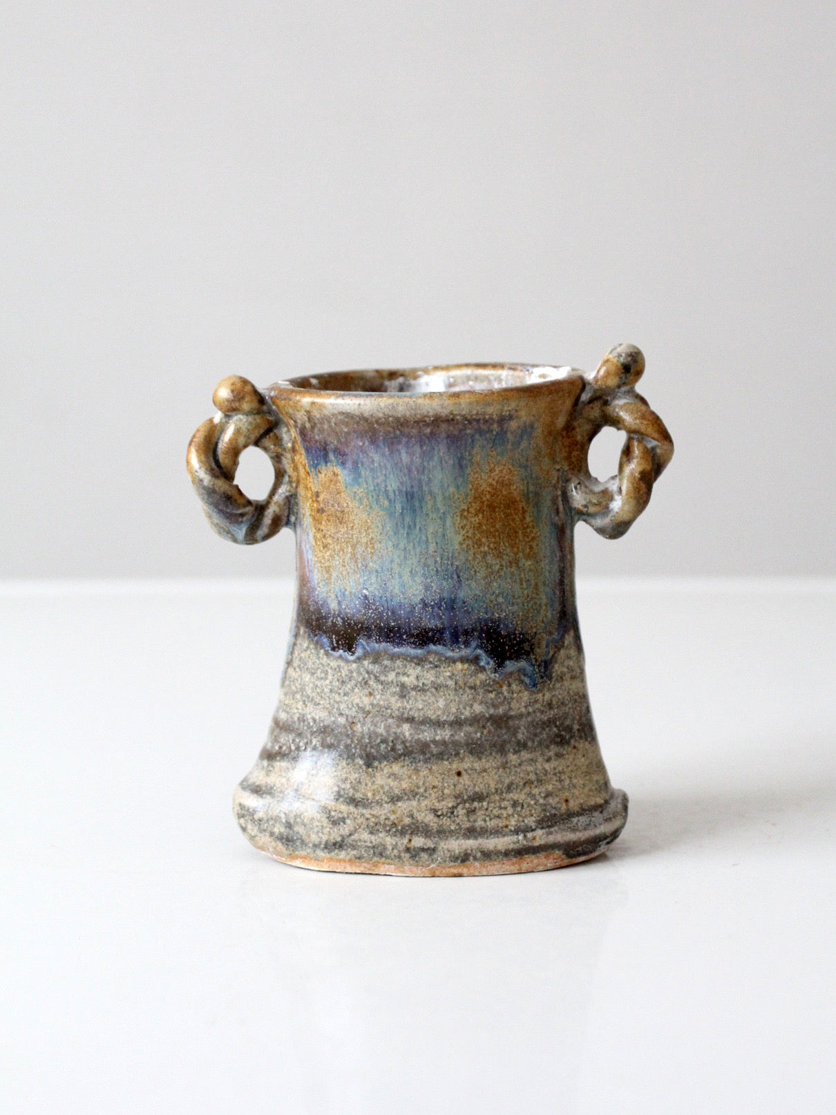 vintage handmade studio pottery vase