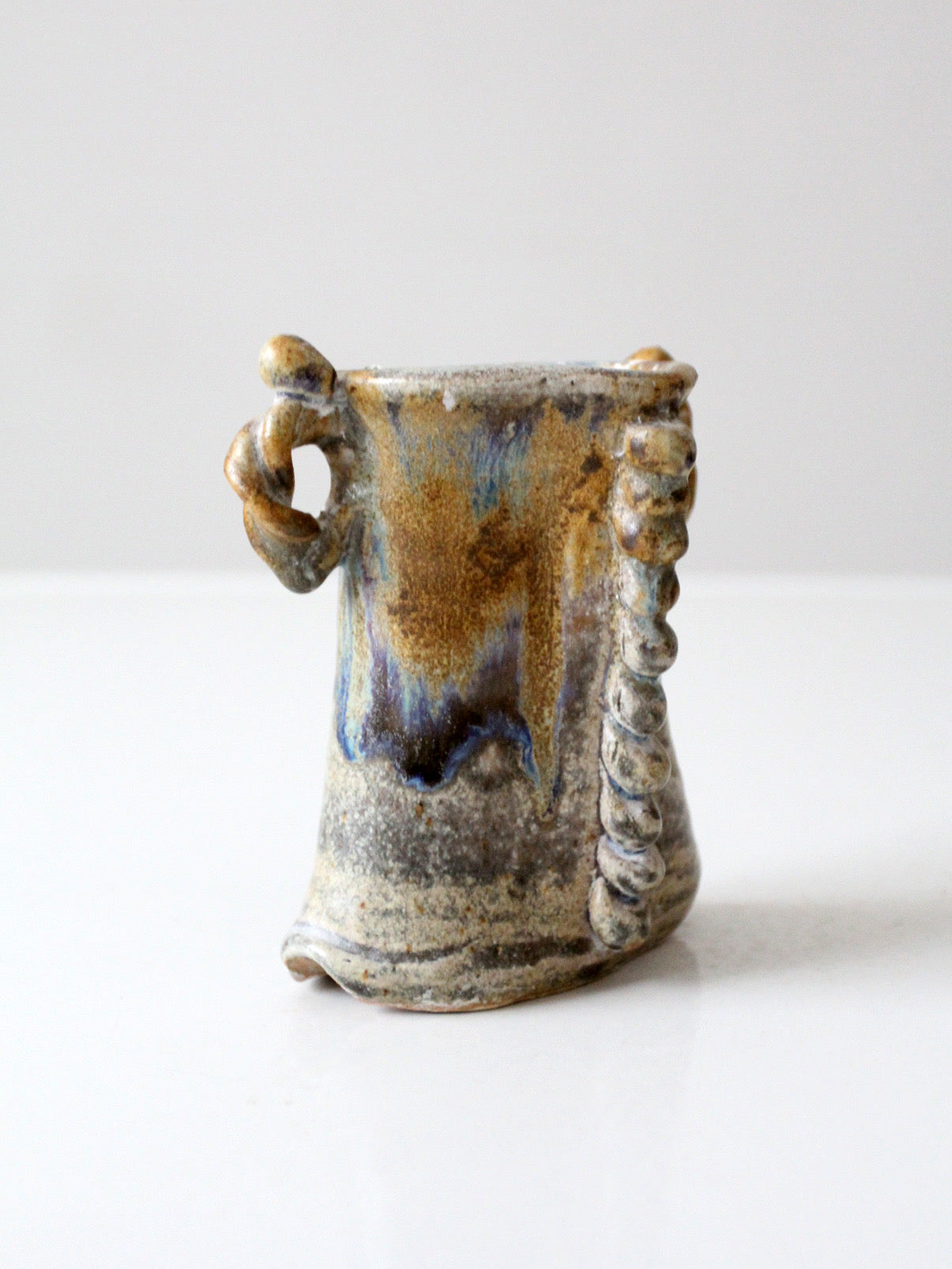 vintage handmade studio pottery vase