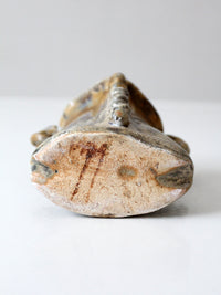 vintage handmade studio pottery vase