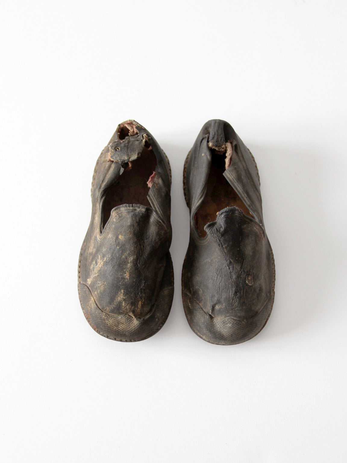 antique children's croquet rubber shoes