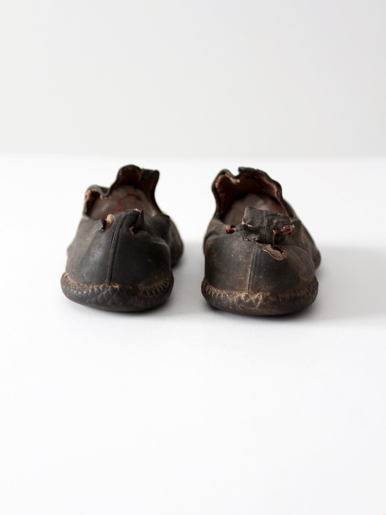 antique children's croquet rubber shoes
