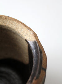 vintage studio pottery vase