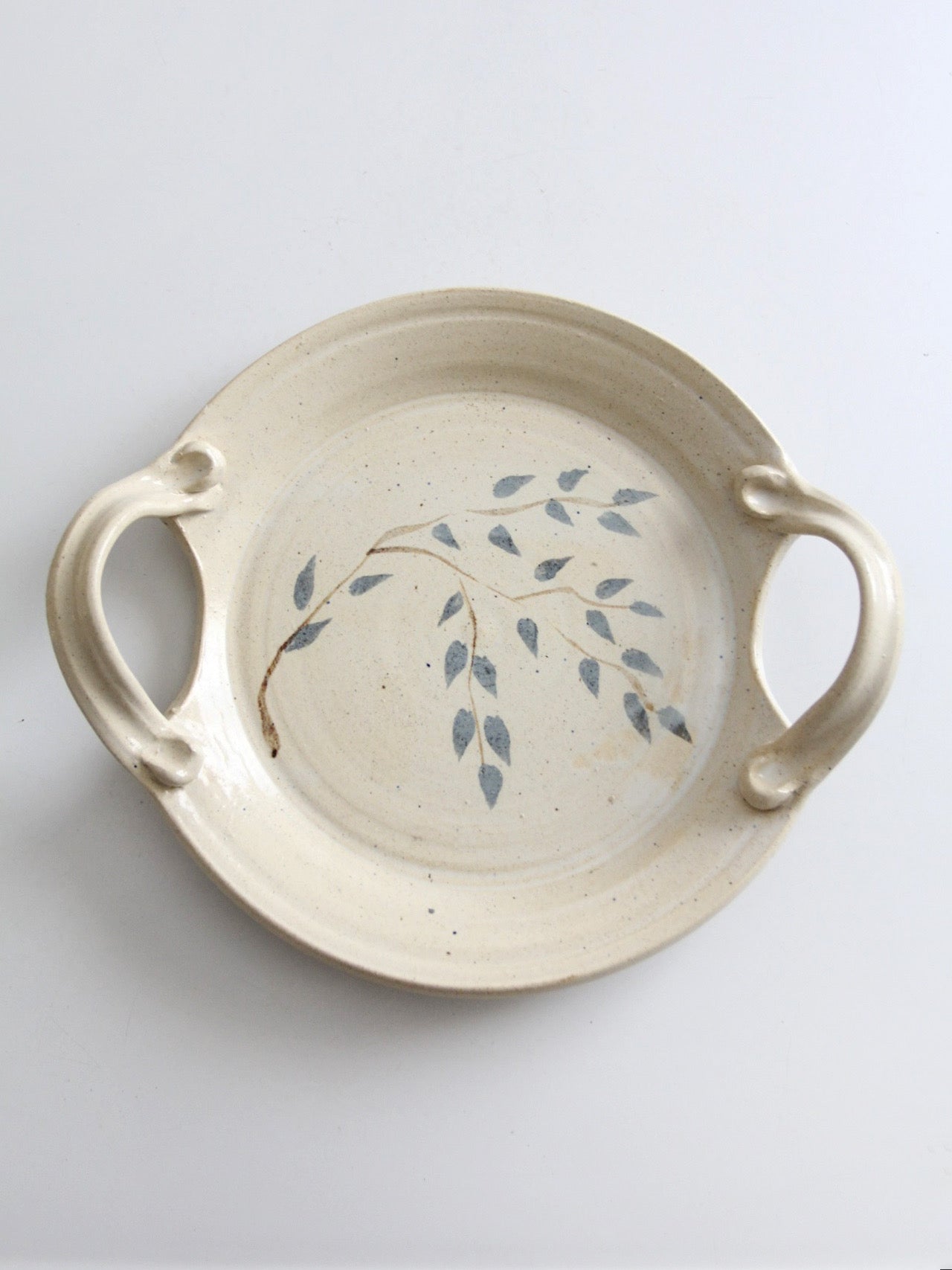 vintage studio pottery platter | Kathy Slocum, 1984