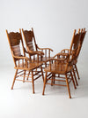 vintage press back dining chair set of 4