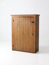antique beadboard country cupboard cabinet