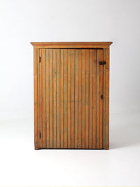 antique beadboard country cupboard cabinet