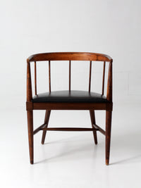 mid-century Danish modern spindle back chair