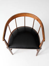 mid-century Danish modern spindle back chair