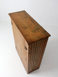 antique beadboard country cupboard cabinet