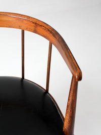 mid-century Danish modern spindle back chair