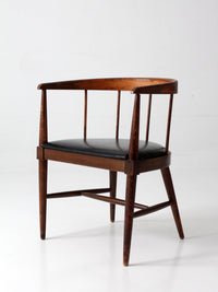 mid-century Danish modern spindle back chair