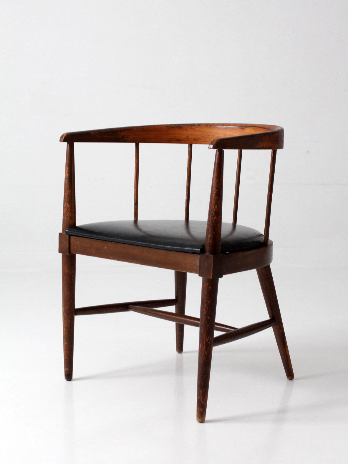 mid-century Danish modern spindle back chair