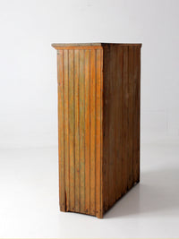 antique beadboard country cupboard cabinet