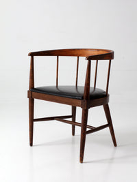 mid-century Danish modern spindle back chair