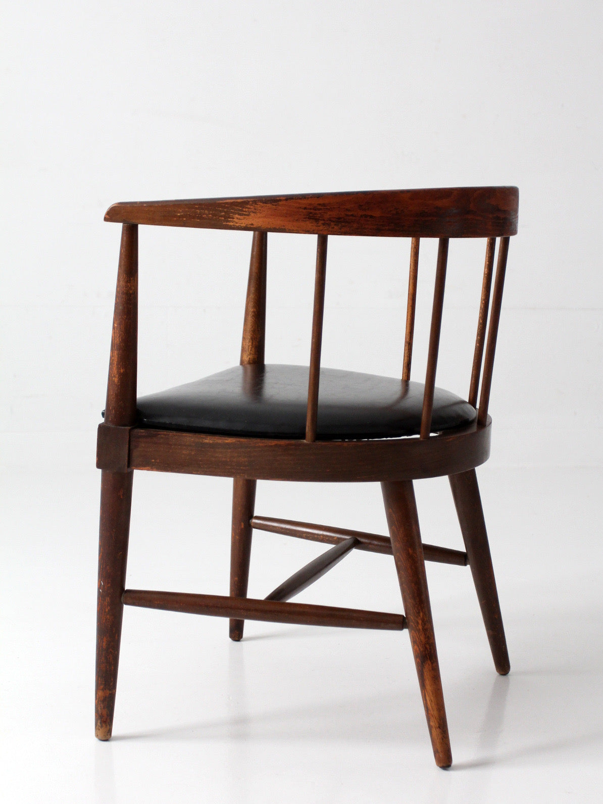 mid-century Danish modern spindle back chair