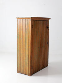 antique beadboard country cupboard cabinet