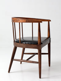 mid-century Danish modern spindle back chair
