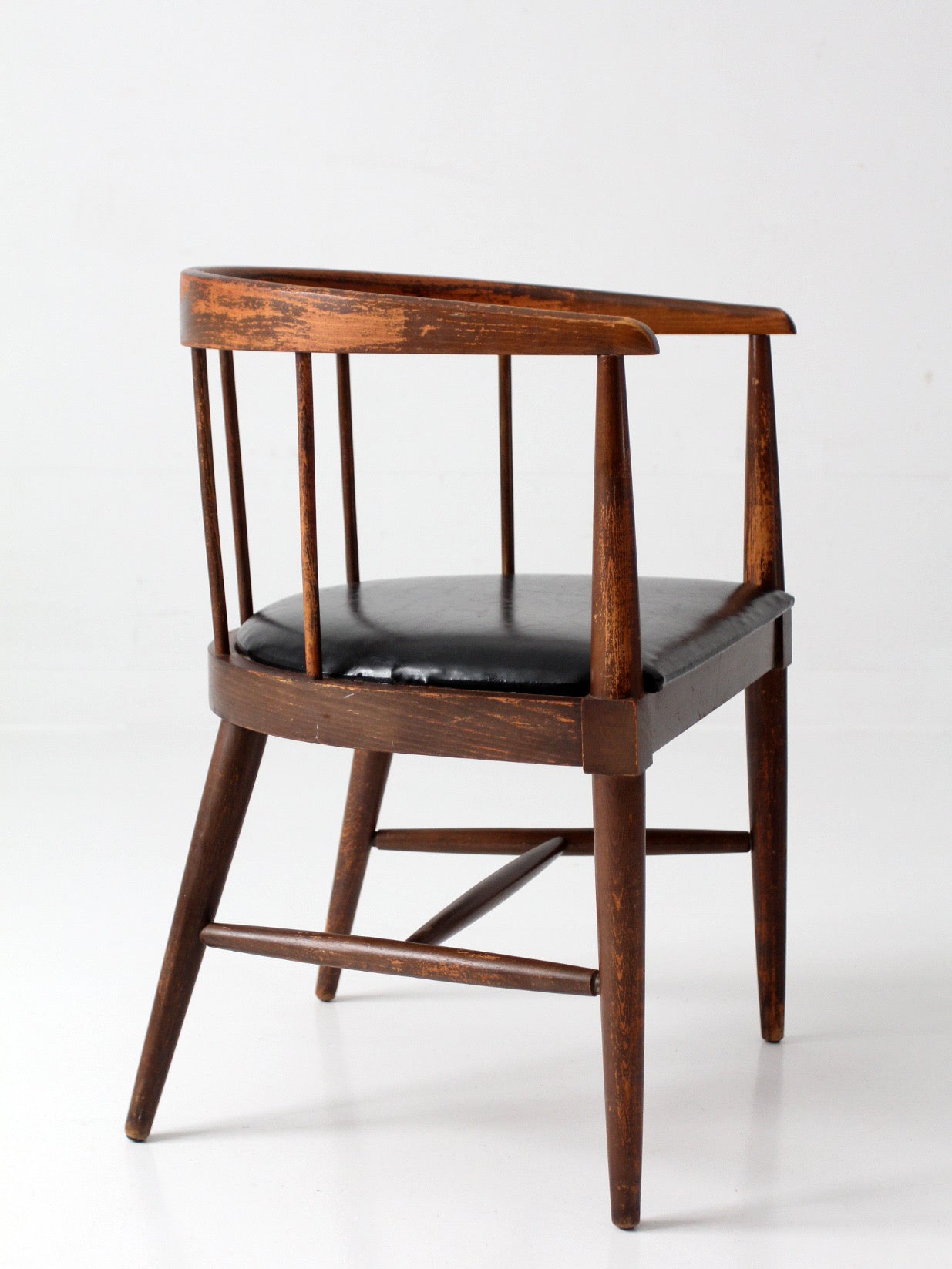 mid-century Danish modern spindle back chair