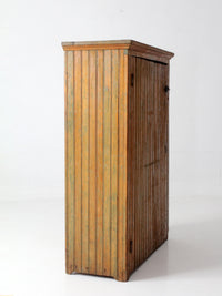 antique beadboard country cupboard cabinet