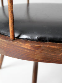 mid-century Danish modern spindle back chair