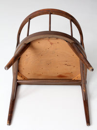 mid-century Danish modern spindle back chair