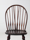 antique bow back Windsor chair with tail brace