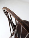 antique bow back Windsor chair with tail brace