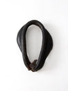 antique leather horse collar
